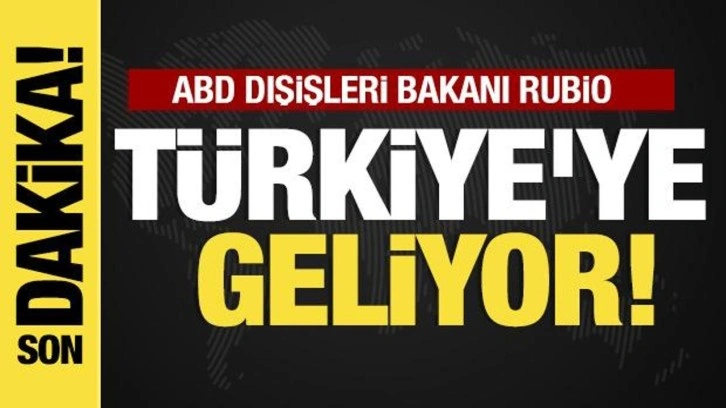 Son dakika... ABD Dışişleri Bakanı Türkiye'ye geliyor!