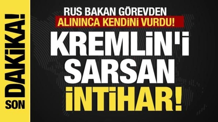 Son dakika... Rus bakan görevden alınınca kendini vurdu! Kremlin'i sarsan intihar!