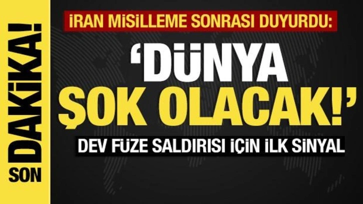 Son dakika... Tahran net konuştu! Dünya şok olacak!
