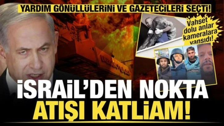 Soykırımcı İsrail'in hastane saldırısı kamerada: Kurtarma ekibini böyle vurdular!
