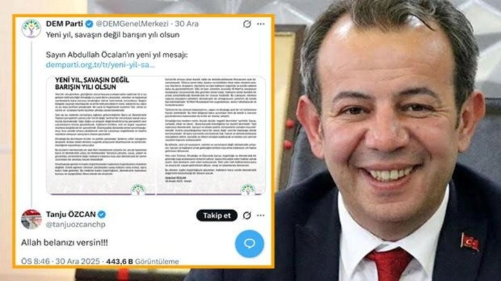 Tanju &Ouml;zcan: Allah belanızı versin