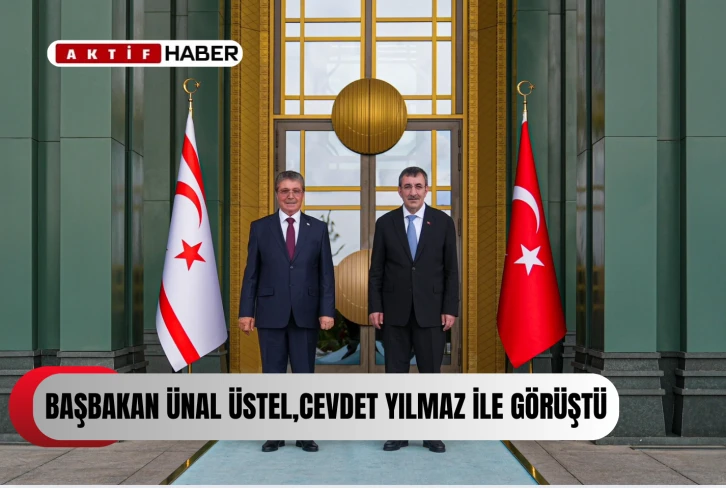 TC Cumhurbaşkanı Yardımcısı Yılmaz, Başbakan Üstel ile görüştü
