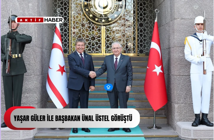  TC Milli Savunma Bakanı Güler ile Başbakan Üstel bir araya geldi