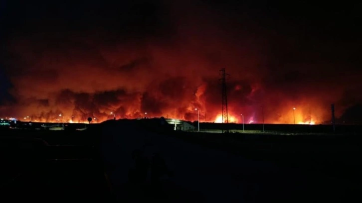 Tekirdağ alev alev! Orman yangın büyüdü, yerleşim yerlerine sıçradı