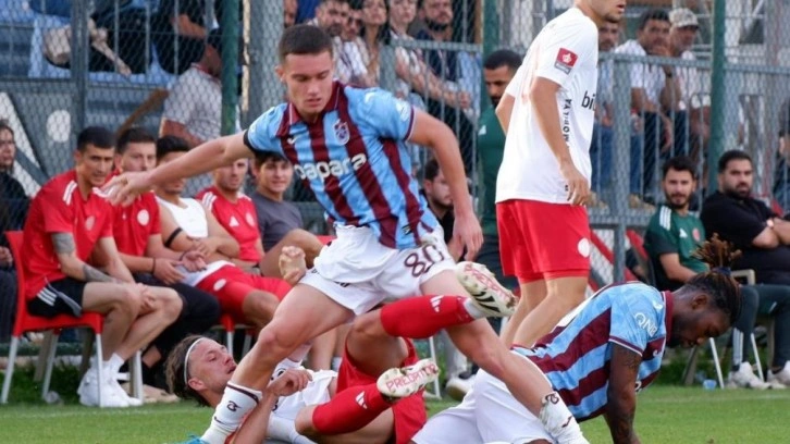 Trabzonspor'dan hazırlık maçında 3 gollü galibiyet