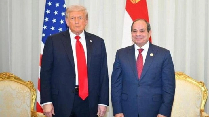 Trump, Davos'ta Mısır Cumhurbaşkanı Sisi ile g&ouml;r&uuml;şt&uuml;
