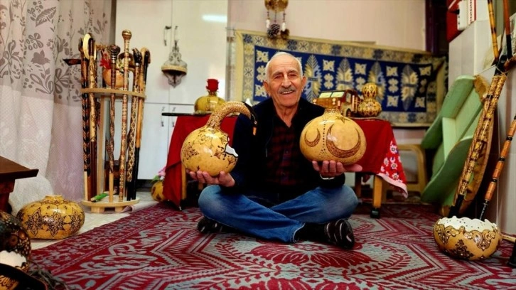 Türk kültürüne ait motifler, Hasan ustanın 29 yıllık emeğine ilham veriyor