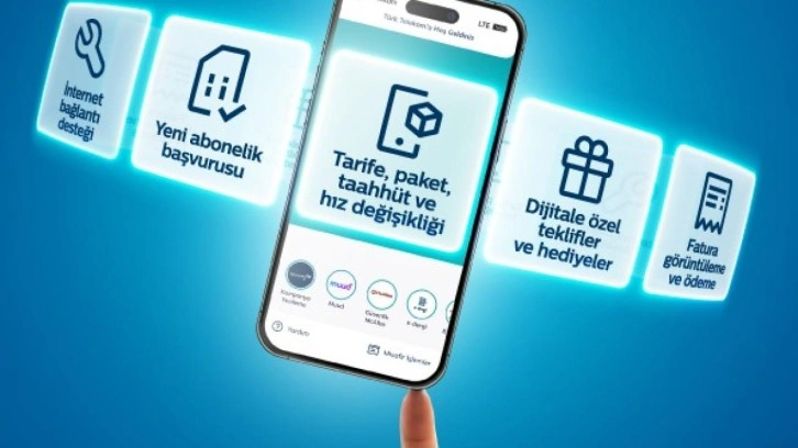 Türk Telekom uygulaması yeni özellikleriyle müşterilerinin hayatını kolaylaştırıyor