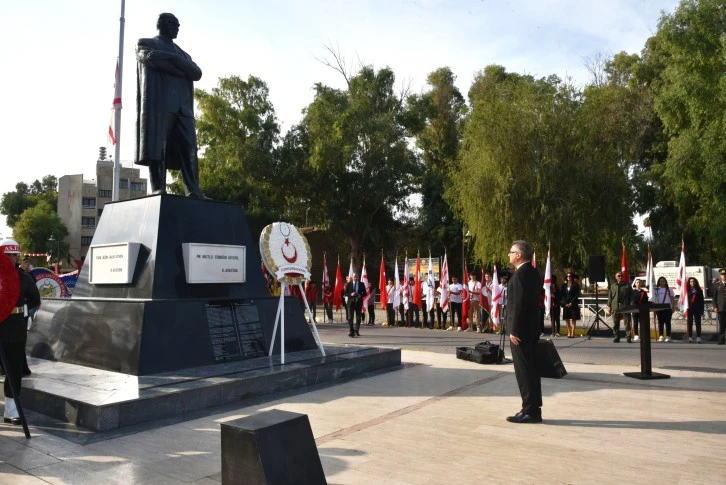 Türkiye Cumhuriyeti’nin kurucusu Ulu Önder Atatürk, vefatının 87’nci yılında törenlerle anılıyor
