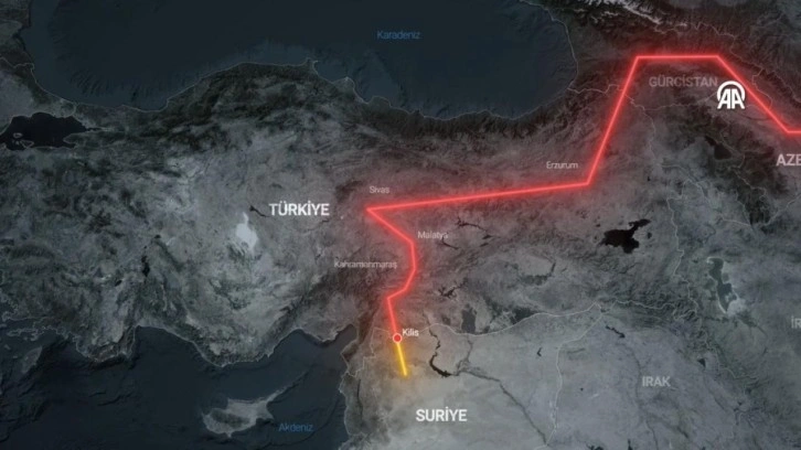 Türkiye'den Suriye'ye doğal gaz akışıyla ülkenin günlük elektrik arzı 10 saate çıkacak