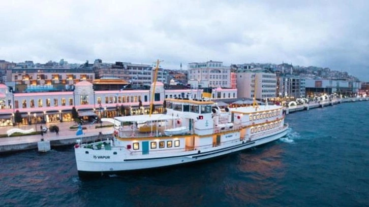 T&uuml;rkiye İş Bankası'nın y&uuml;zen şubesi İş Vapur hizmete a&ccedil;ıldı