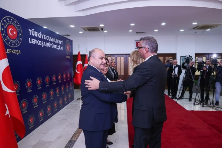 Türkiye’nin Lefkoşa Büyükelçiliği’nde 29 Ekim Cumhuriyet Bayramı resepsiyonu düzenlendi