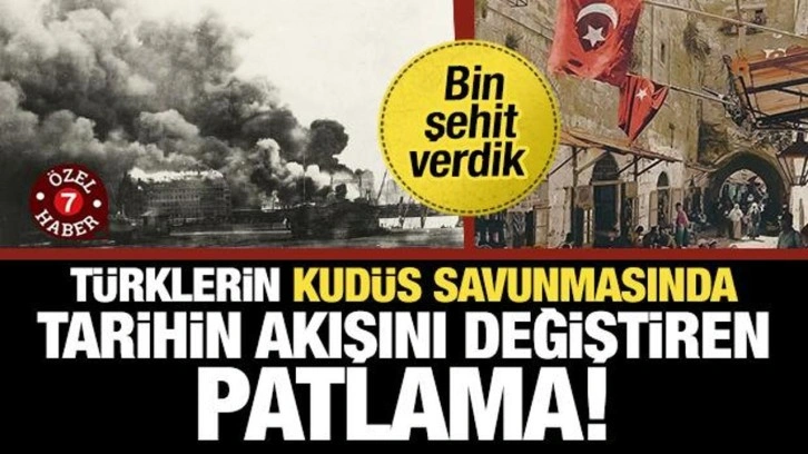 Türklerin Kudüs savunmasında tarihin akışını değiştiren sabotaj... Bir tabur şehit oldu!