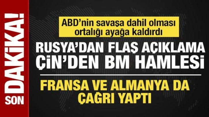 Uluslararası kamuoyundan İsrail-İran savaşı açıklaması!