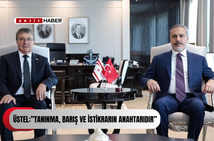 Üstel: “İki devletli çözüm vizyonu mutlaka başarıya ulaşacaktır”