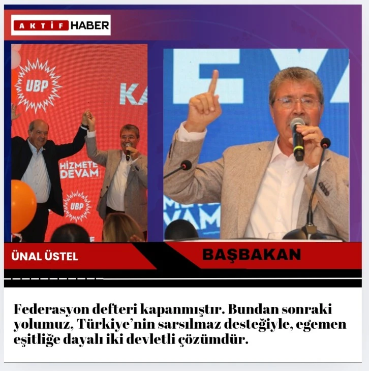 Üstel:&quot;Federasyon demek garantörsüzlük demektir&quot;