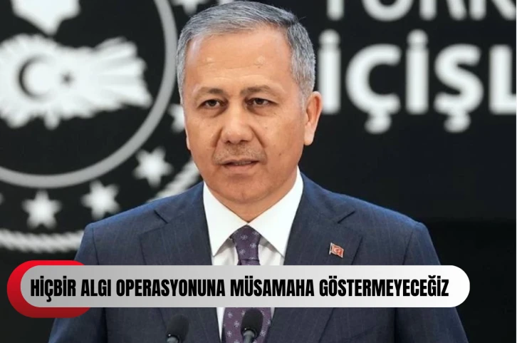 YERLİKAYA:"Suriye&rsquo;de son d&ouml;nemde yaşanan gelişmeleri ve sınır hattımızdaki t&uuml;m hareketliliği de devletimizin ilgili t&uuml;m birimleriyle anbean ve titizlikle takip ediyoruz. &Uuml;lkemizin huzurunu hedef alan hi&ccedil;bir girişime, hi