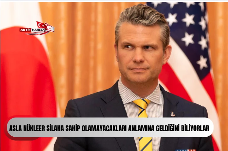 ABD Savunma Bakanı Pete Hegseth, "Bu yeni rejimin ne se&ccedil;eneği kalmıştı ne de zamanı, bu y&uuml;zden bir anlaşma yaptılar. Bu anlaşmanın, asla n&uuml;kleer silaha sahip olamayacakları anlamına geldiğini biliyorlar" dedi.