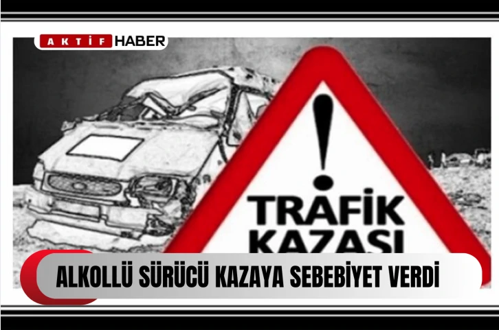Alkollü sürücü dört aracın kazaya karışmasına sebep oldu...