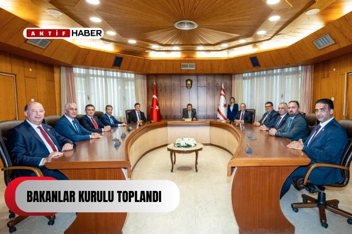  Bakanlar Kurulu toplandı...