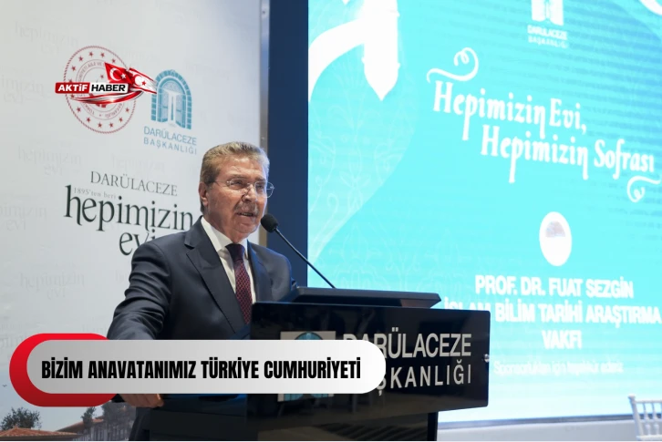  Başbakan &Uuml;stel, İstanbul'da d&uuml;zenlenen Fuat Sezgin İslam Bilim Tarihi Araştırmaları Vakfı M&uuml;tevelli Heyeti Toplantısı'nda konuştu