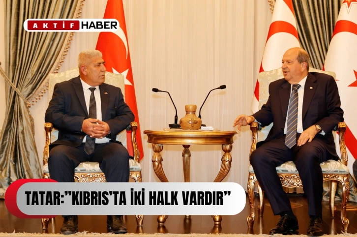 Cumhurbaşkanı Ersin Tatar Çukurovalılar Derneği Başkanı ve Yönetim Kurulunu kabul etti