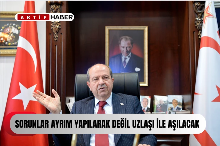 Cumhurbaşkanı Tatar: “İki devletli siyasetin devamı için seçimi kazanma kararlılığındayım”