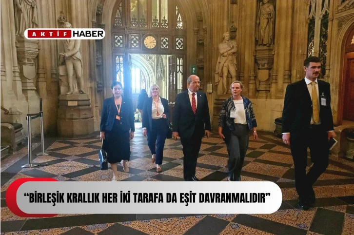 Cumhurbaşkanı Tatar, Londra'da Doughty ile görüştü.
