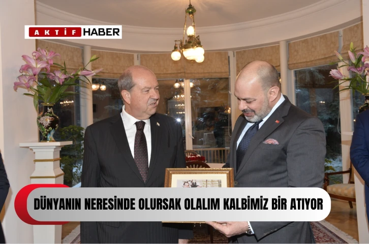 Cumhurbaşkanı Tatar, TC Varşova Büyükelçisi Denktaş’ın ev sahipliğinde düzenlenen resepsiyona katıldı