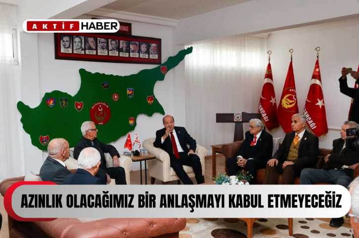 Cumhurbaşkanı Tatar, TMT Mücahitler Derneği’ni ziyaret etti