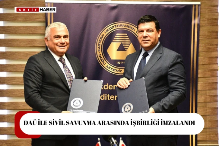 DAÜ ile Sivil Savunma Teşkilatı Başkanlığı arasında işbirliği protokolü imzalandı...