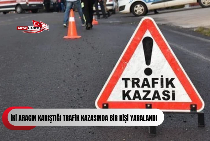 Girne'de iki aracın karıştığı trafik kazasında bir kişi yaralandı