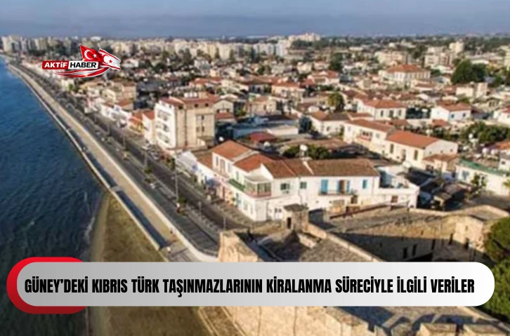 Güney’deki Kıbrıs Türk taşınmazlarının kiralanma süreciyle ilgili veriler