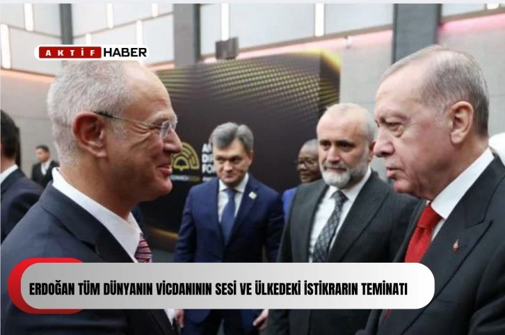 Hasipoğlu, Erdoğan'ın açıklamalarını değerlendirdi: "Tüm dünyanın vicdanının sesi ve ülkedeki istikrarın teminatı"