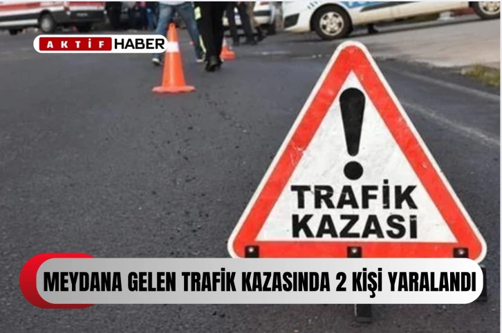 Haspolat’ta meydana gelen trafik kazasında iki kişi yaralandı
