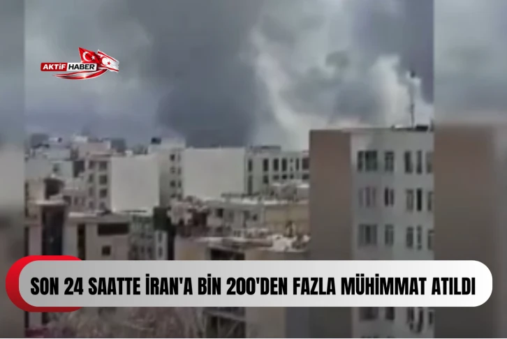 İsrail: "Tahran'a geniş bir saldırı dalgası başlatıldı"