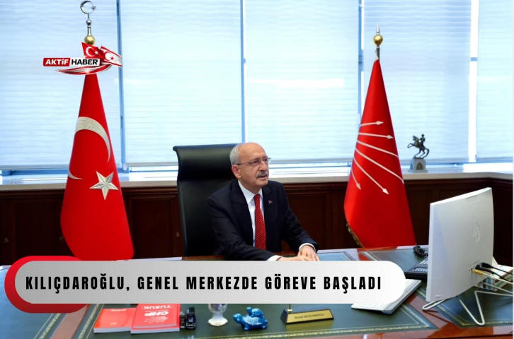  Kılı&ccedil;daroğlu, genel merkezde g&ouml;reve başladı...