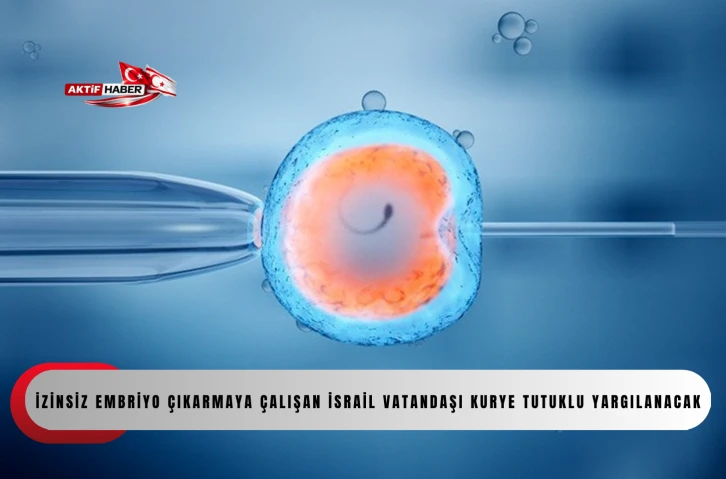  KKTC'den izinsiz embriyo &ccedil;ıkarmaya &ccedil;alışan İsrail vatandaşı kurye tutuklu yargılanacak