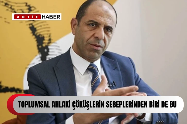 Kudret Özersay’dan Kara Para Uyarısı: "Toplumsal Ahlaki Çöküşün Sebeplerinden Biri de Bu"