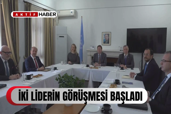 Liderlerin ara bölgedeki görüşmesi başladı...