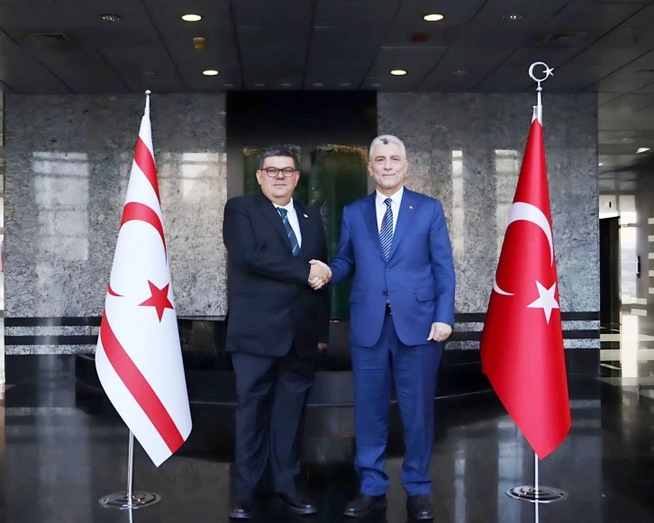 Maliye Bakanı Berova, T&uuml;rkiye Ticaret Bakanı Bolat ile g&ouml;r&uuml;şt&uuml;