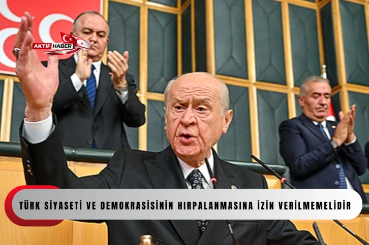 MHP lideri Bahçeli: "Bölünmüş bir CHP algısı oluşturulmaya, hatta meşrulaştırılmaya çalışıldığına şahit olunmaktadır"