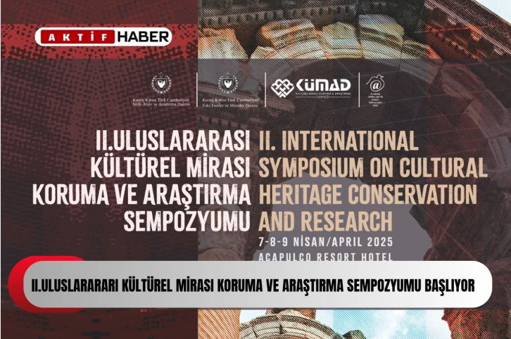 "II. Uluslararası Kültürel Mirası Koruma ve Araştırma Sempozyumu" 7 Nisan'da başlıyor