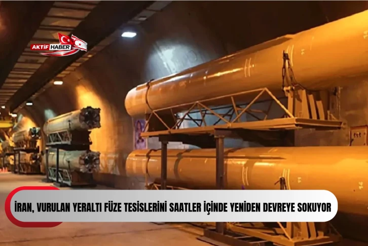 NYT: "İran, vurulan yeraltı f&uuml;ze tesislerini saatler i&ccedil;inde yeniden devreye sokuyor"
