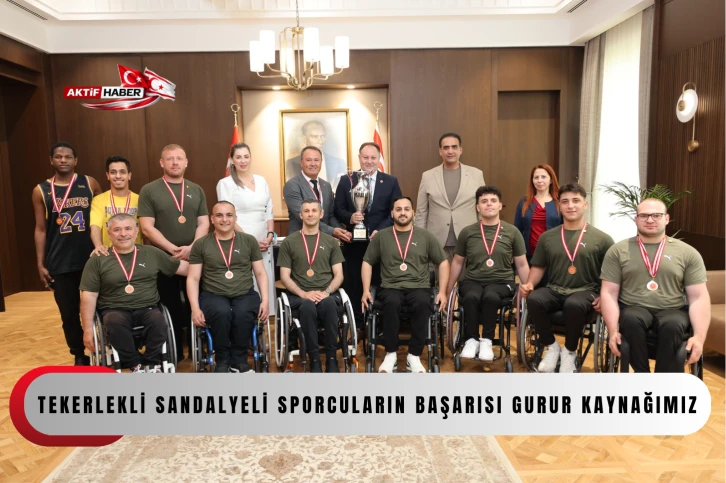  &Ouml;zt&uuml;rkler: &ldquo;Tekerlekli sandalyeli sporcuların başarısı gurur kaynağımız"