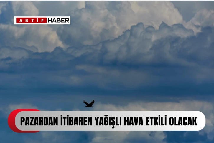 Pazardan itibaren yağışlı hava etkili olacak, sıcaklık da 4 derece kadar düşecek