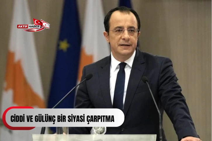 "Ciddi ve g&uuml;l&uuml;n&ccedil; bir siyasi &ccedil;arpıtma"