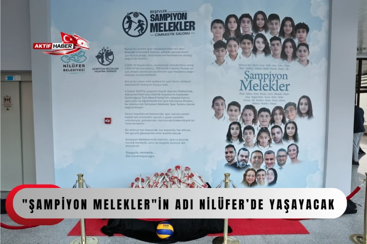"Şampiyon Melekler"in adı Nil&uuml;fer&rsquo;de yaşayacak
