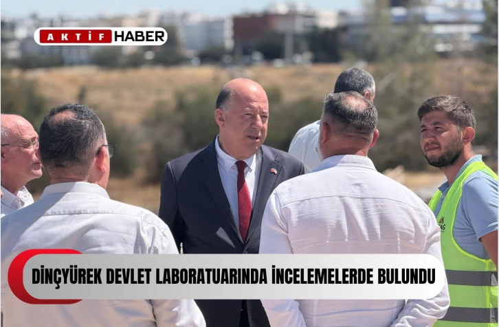  Sağlık Bakanı Dinçyürek, Devlet Laboratuvarı inşaatında incelemelerde bulundu