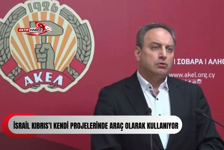 Stefanu “İsrail Kıbrıs’ı kendi projelerinde araç olarak kullanıyor”